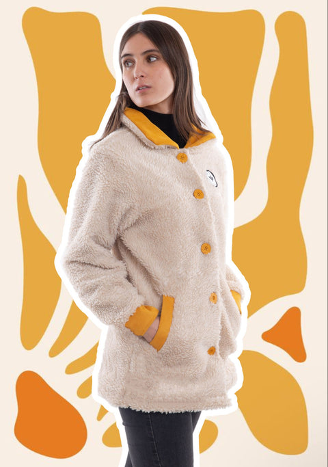 Abrigo Rupanco Mujer Amarillo