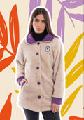 Abrigo Rupanco Mujer Morado