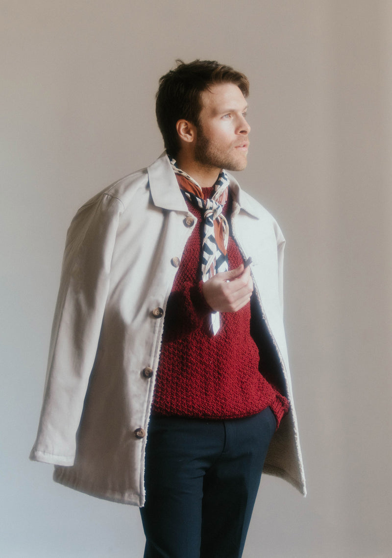 Abrigo Hombre London Beige