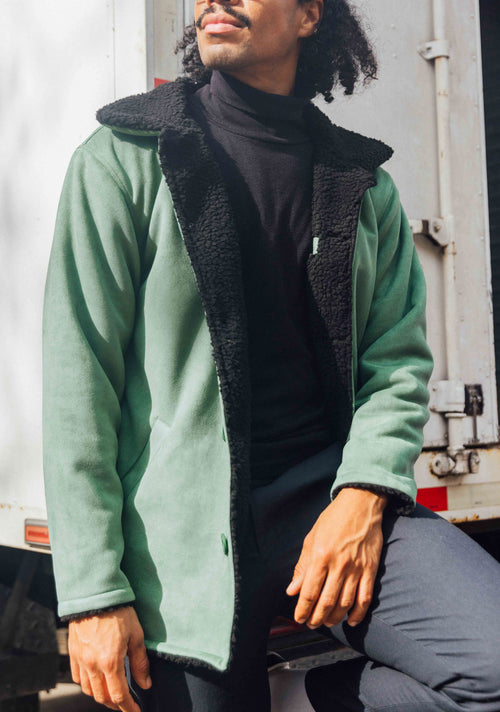Abrigo Hombre Torva Verde/Negro