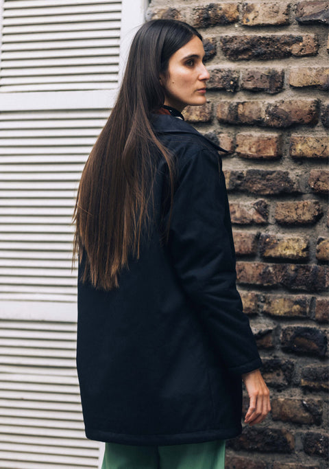 Abrigo London Mujer Black