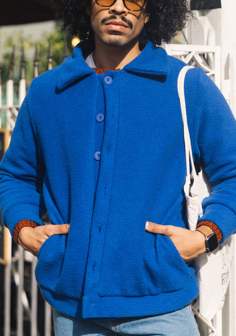 Chaqueta Polar Vibes Azul