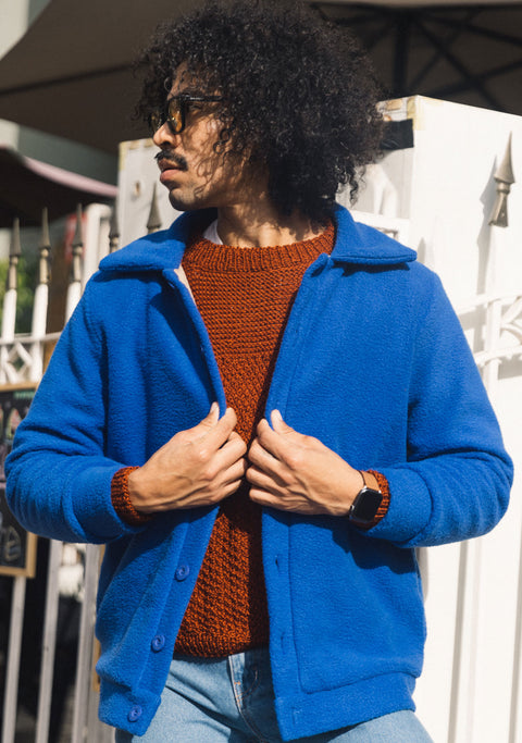 Chaqueta Polar Vibes Azul