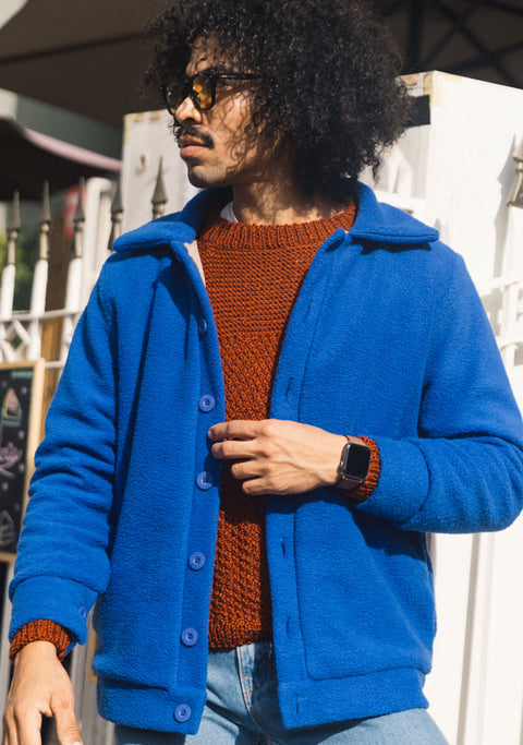 Chaqueta Polar Vibes Azul