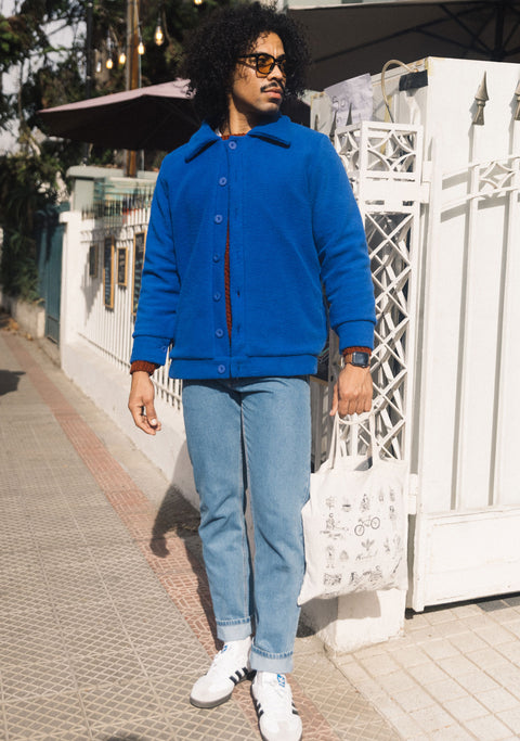 Chaqueta Polar Vibes Azul