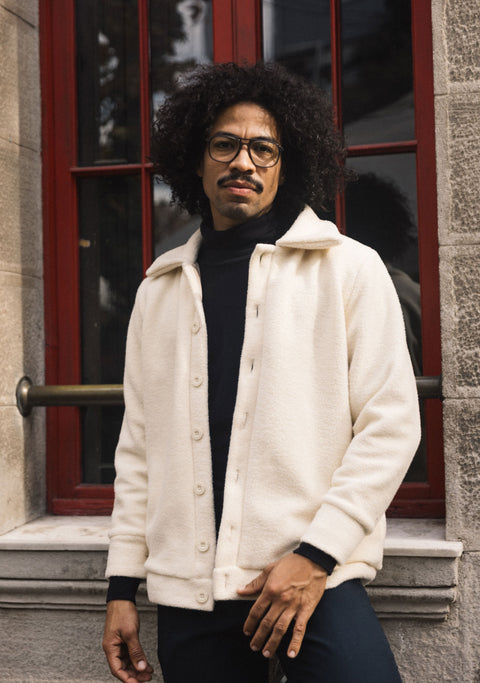 Chaqueta Polar Vibes Blanco Invierno