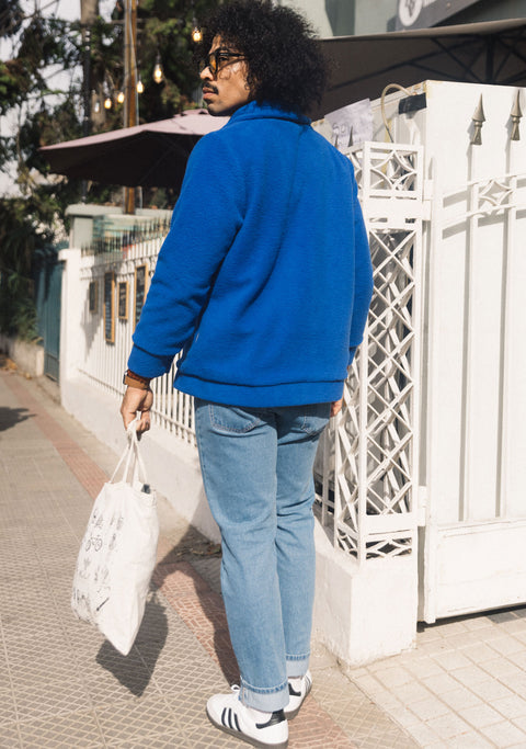 Chaqueta Polar Vibes Azul