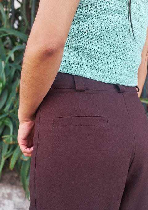 Pantalón Mujer Ester Café Chocolate