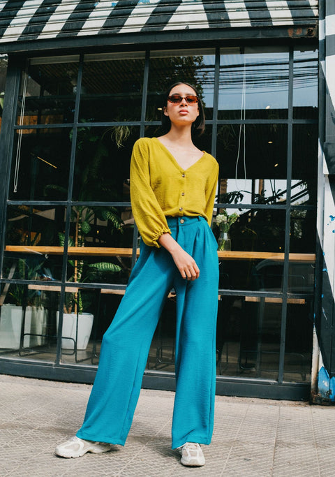 Pantalón Kiki Turquesa Mágnetico