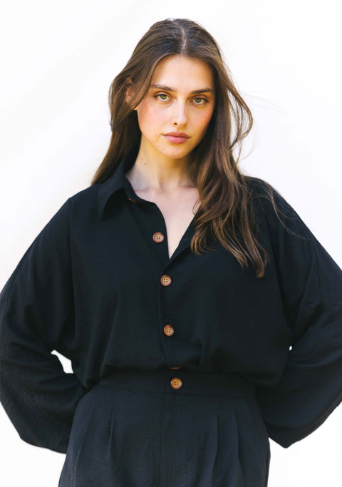 Traje Hibiscus Negro