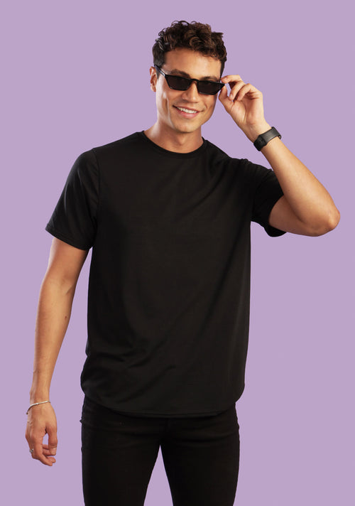 Polera Hombre Lyon Negro