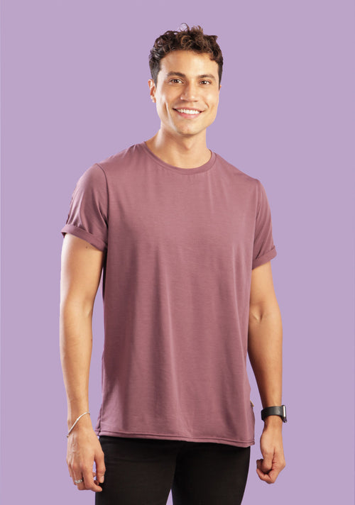 Polera hombre Lyon morado