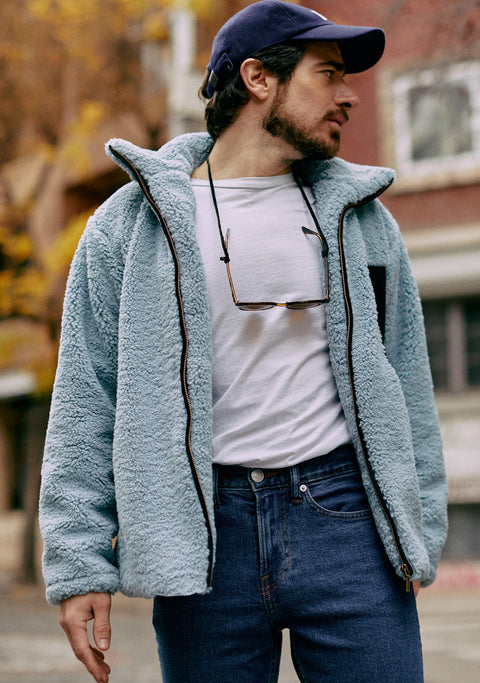 Chaqueta Chiporro Apolo Celeste