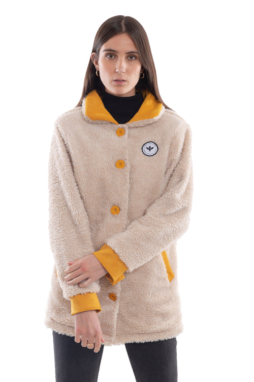 Abrigo Rupanco Mujer Amarillo