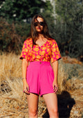 Traje Hibiscus Fucsia