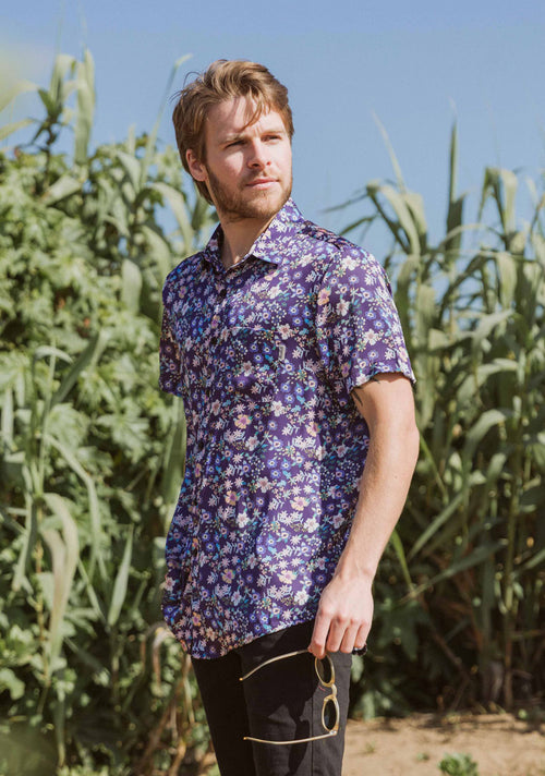 Guayabera hombre PET Santorini