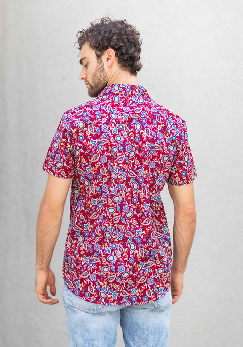 Guayabera hombre algodón Khoy