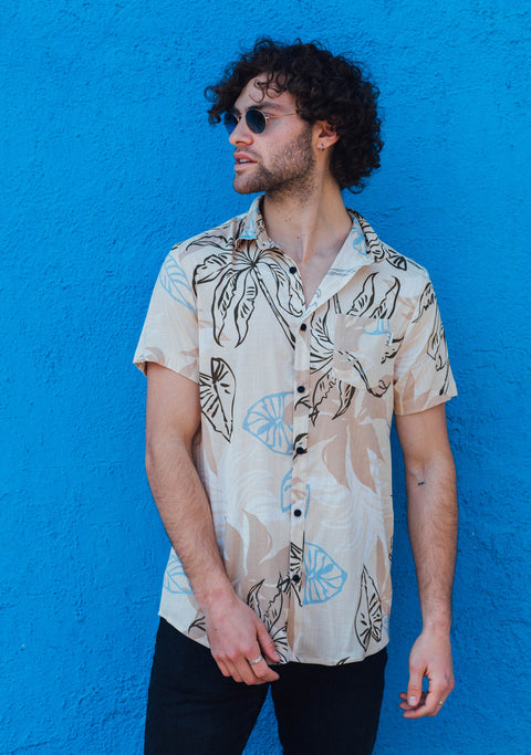 Guayabera hombre viscosa