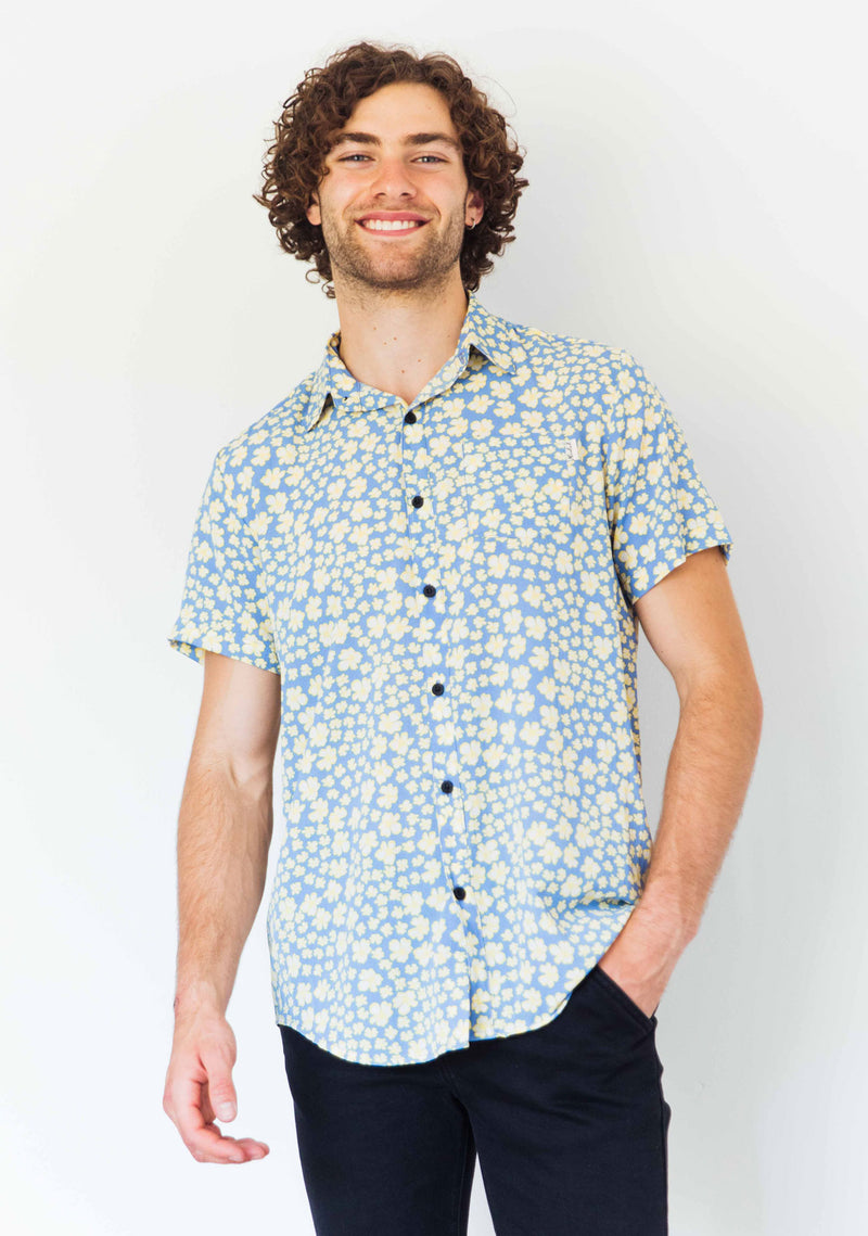 Guayabera hombre gasa Edimburgo