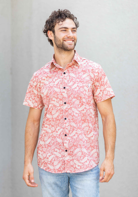 Guayabera hombre algodón