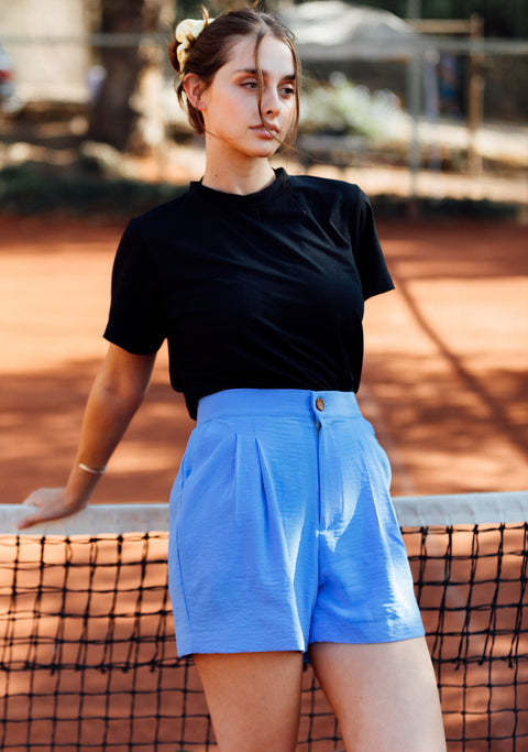 Traje Hibiscus Celeste